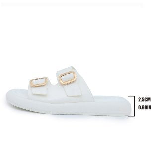 Damen Komfortable Slides mit verstellbaren Schnallen EB