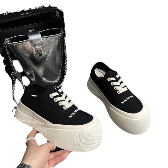 Damen Luxuriöse Plateau Sneakers mit hohem Komfort und modischem Design EB