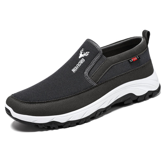 Damen Komfortable und atmungsaktive Slip-On Sneakers mit rutschfester Sohle EB
