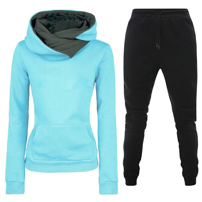 Damen Sportliches Sweater- und Jogginghose Set EB