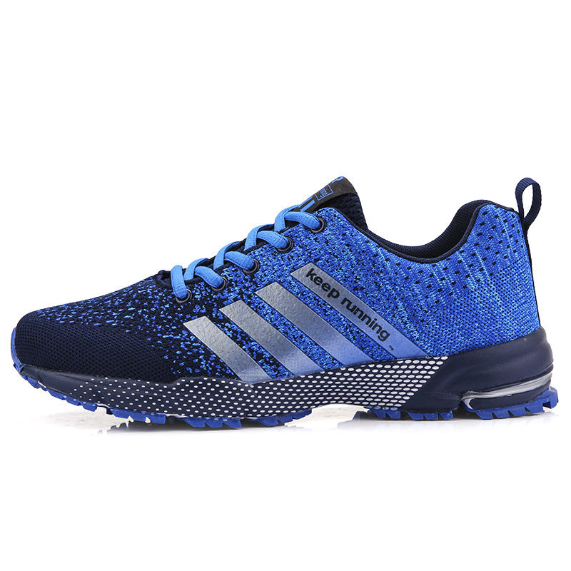 Damen Sportliche Laufschuhe mit atmungsaktiver Mesh-Oberfläche und dämpfender Zwischensohle EB