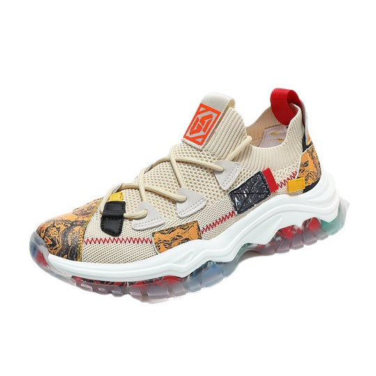 Damen Sportliche Multicolor Sneakers mit innovativer Luftpolster-Technologie EB