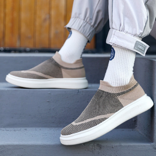 Damen Komfortable Slip-On Sneakers EB