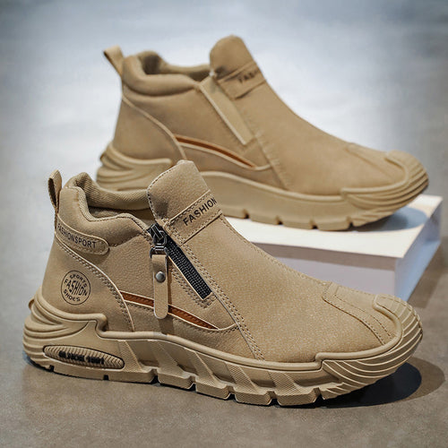 Damen Sportliche Stiefel mit elastischem Einstieg und rutschfester Sohle EB