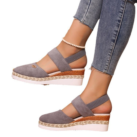 Damen Plateau Sandalen EB
