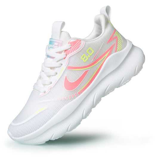 Damen Atmungsaktive Sport Sneakers mit dämpfender Sohle und rutschfester Außensohle EB