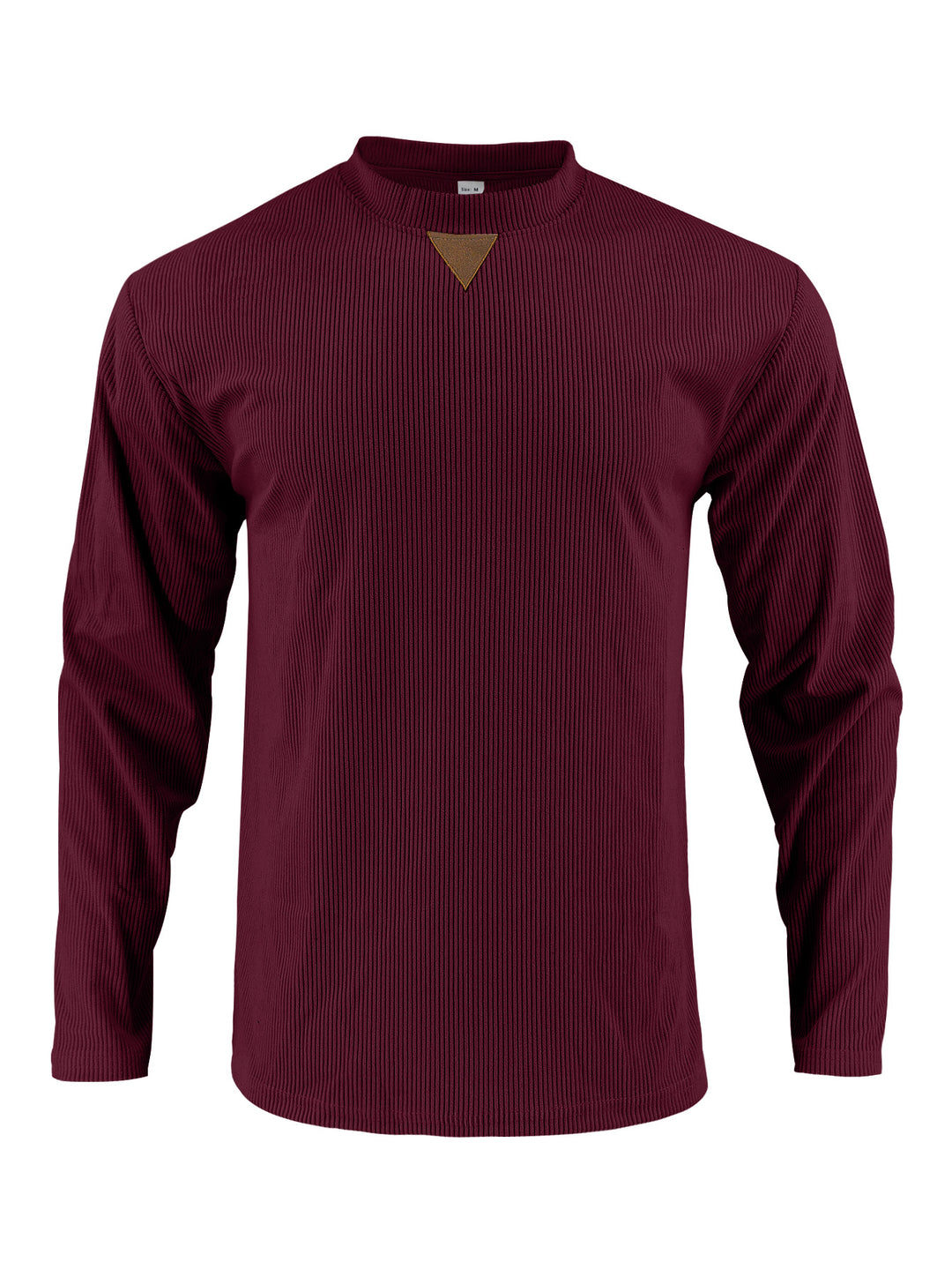 Herren Langarmshirt mit strukturiertem Rippdesign EB