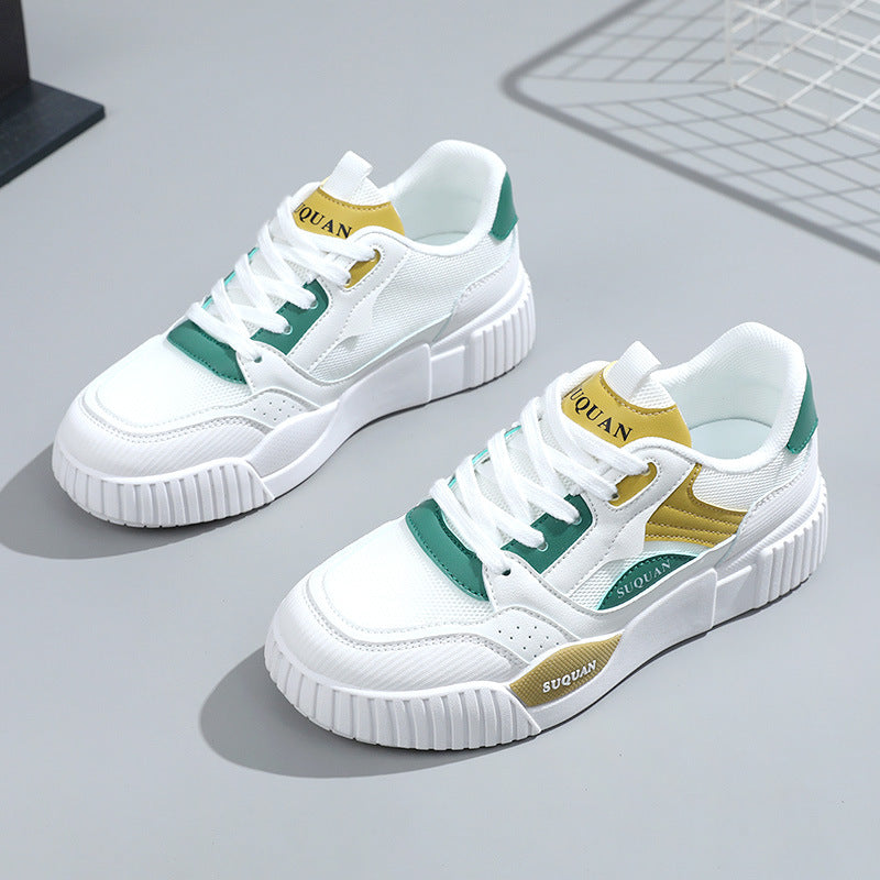 Damen Sportliche Sneakers mit atmungsaktiver Oberfläche und dämpfendem Sohlenprofil EB
