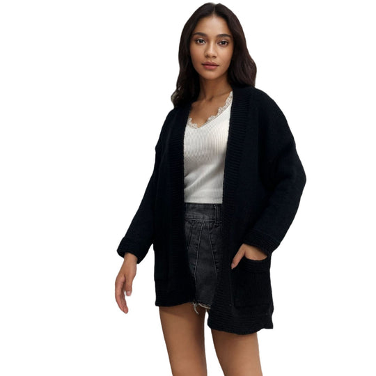 Damen strickjacke im lässigen Oversized-Stil EB