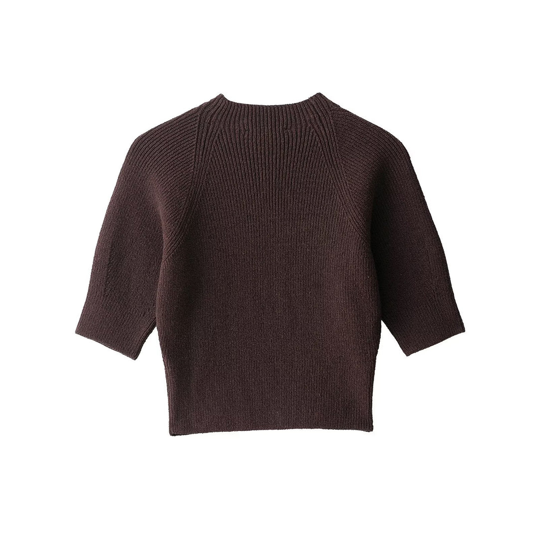 Damen stylisches Strickoberteil EB