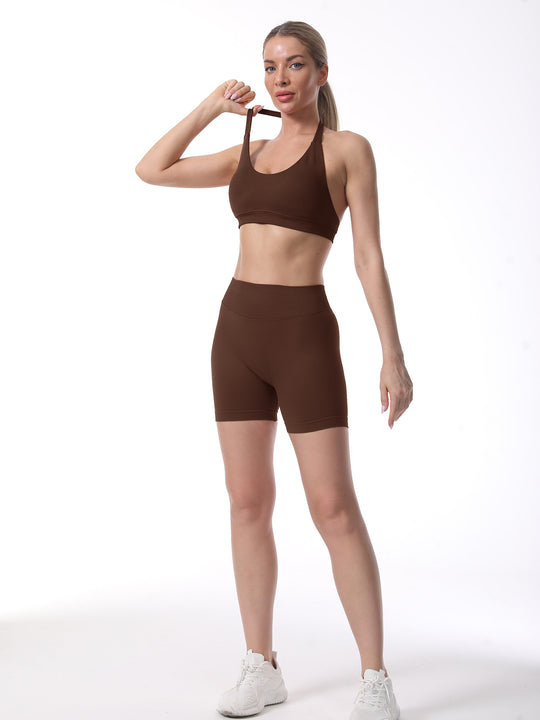 Damen Sport-BH und Shorts Set EB