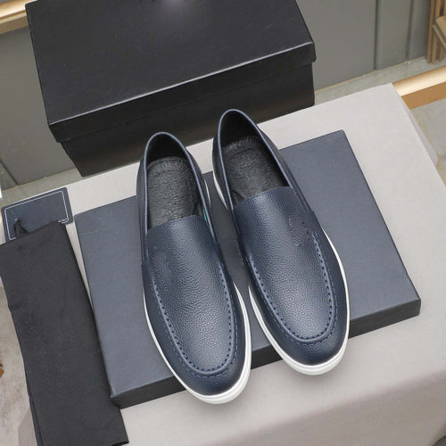 Damen Mokassin Slipper mit erstklassiger Ledervariante und rutschfester Sohle EB