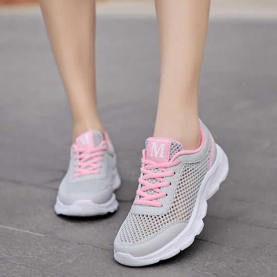 Damen Sportliche Leichtgewicht-Sneaker aus atmungsaktivem Mesh-EB