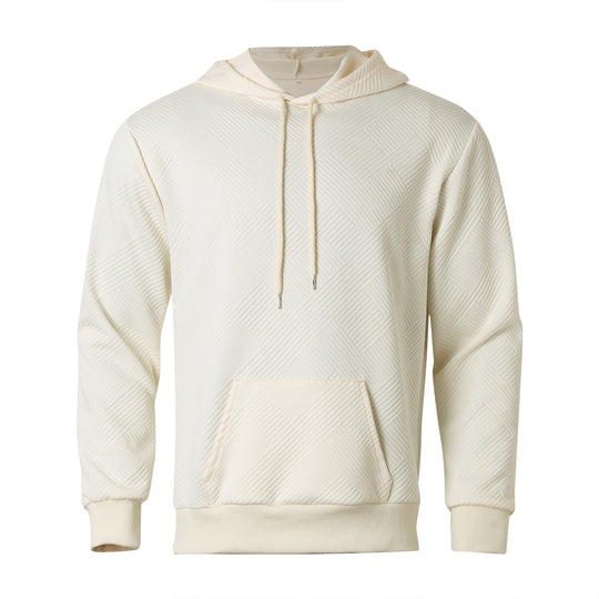 Herren Kapuzenpullover mit strukturiertem Design und praktischer Kängurutasche EB