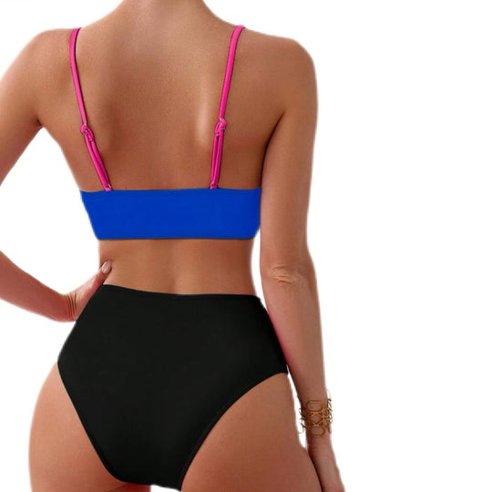 Damen Sportliches Zweiteiler Bikini-Set EB