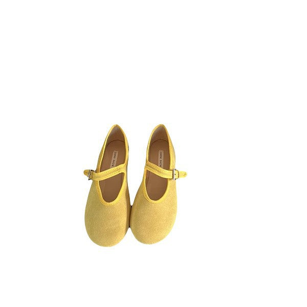 Damen modische Mary Janes mit verstellbarem Riemen und glänzender Oberfläche EB