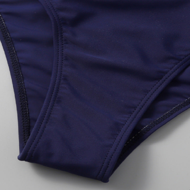 Damen Bikini-Set mit innovativem Knoten-Design und hoch geschnittenem Höschen EB