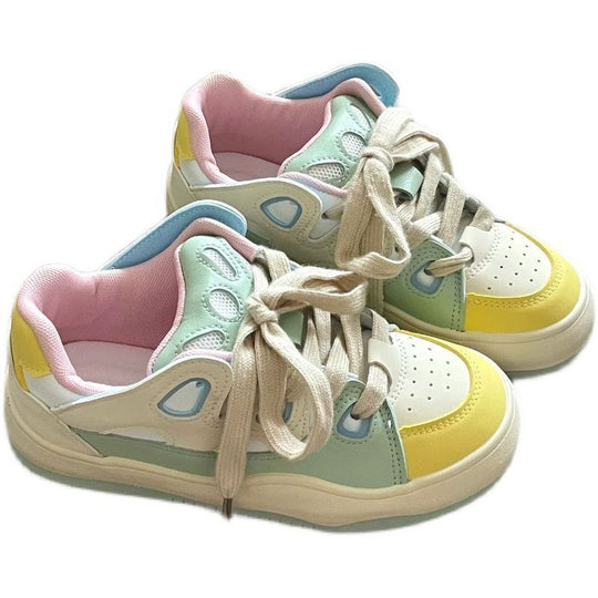 Damen Sportliche Sneakers mit innovativen Farbakzenten und atmungsaktiven Elementen EB