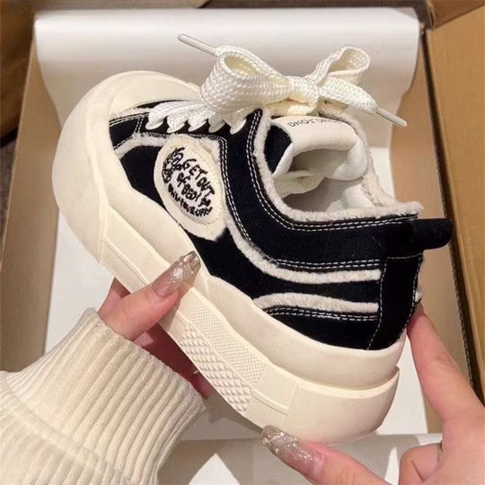 Damen Modische Sneakers mit robustem Sohlenprofil und bequemem Innenfutter EB