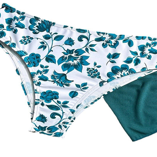 Damen Triangel-Bikini mit elegantem Wickelrock EB