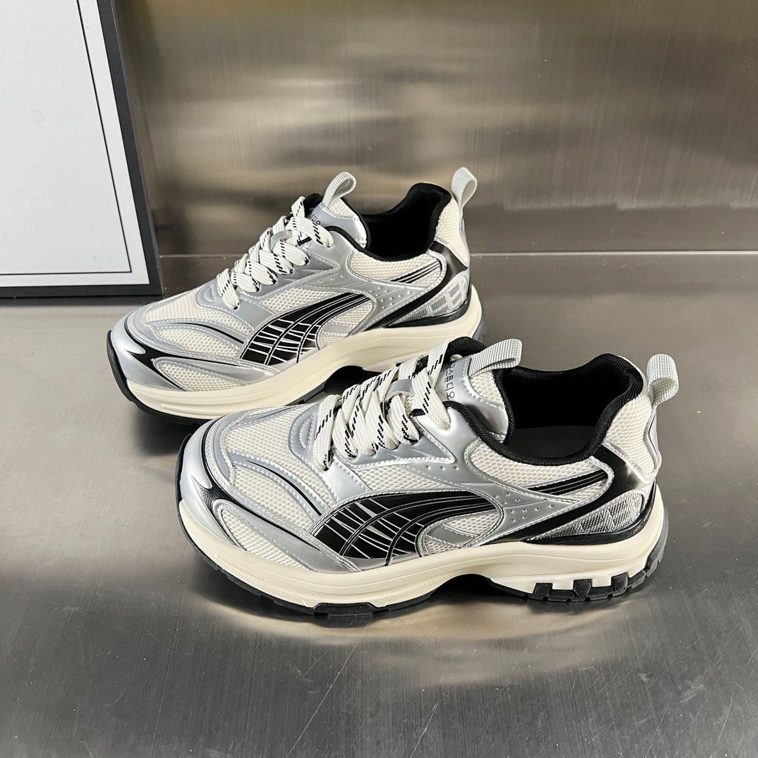 Damen Sportliche Sneakers mit atmungsaktivem Mesh-Obermaterial und ergonomischem Fußbett EB