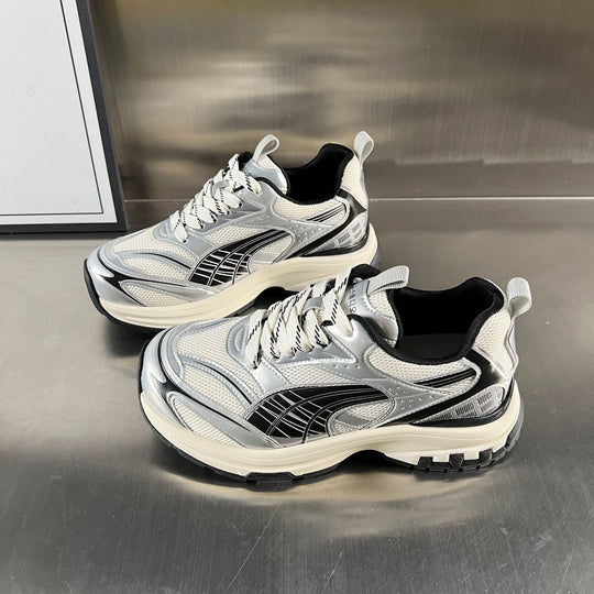 Damen Sportliche Sneakers mit atmungsaktivem Mesh-Obermaterial und ergonomischem Fußbett EB