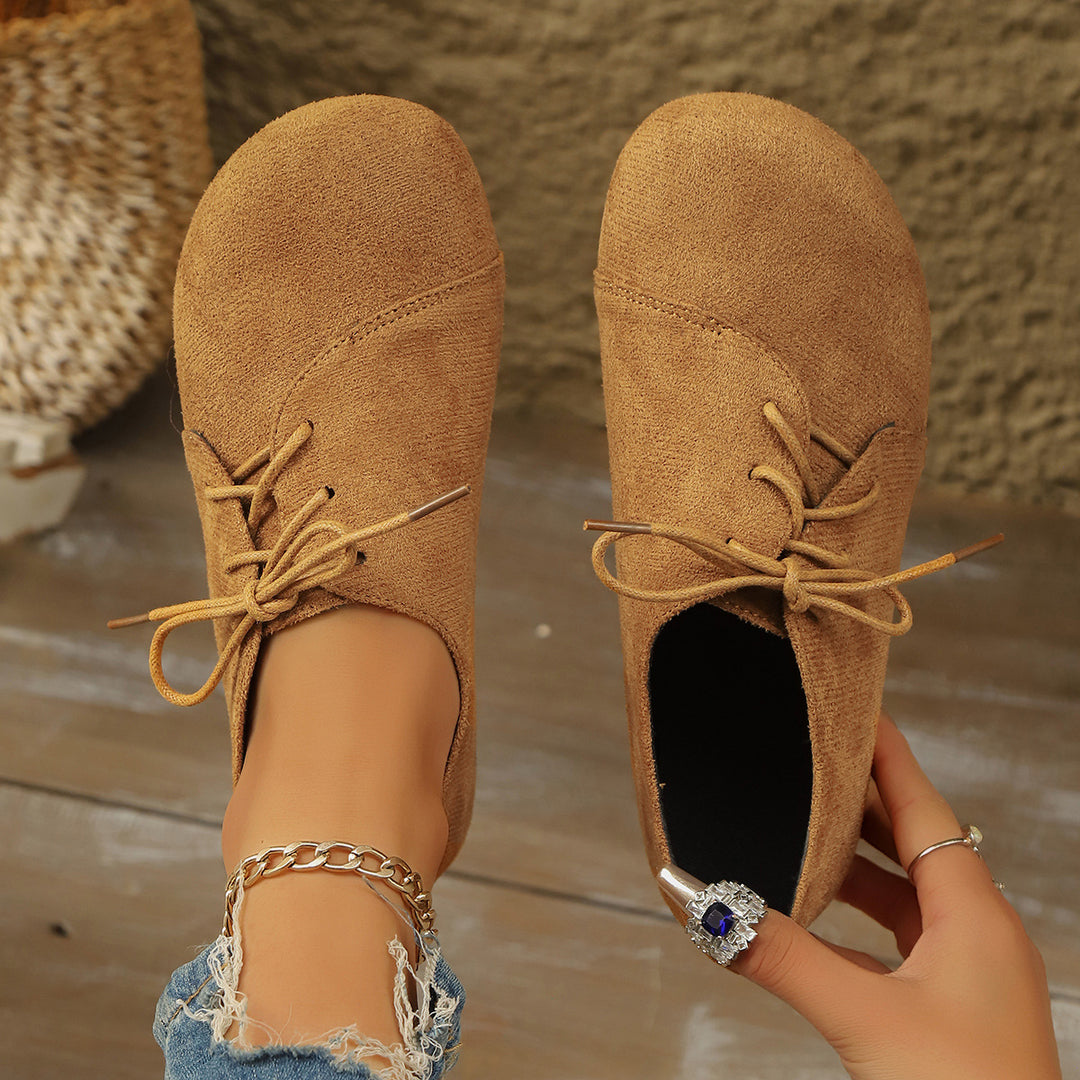 Damen Ballerinas mit elegantem Riemchen und schimmerndem Detail EB