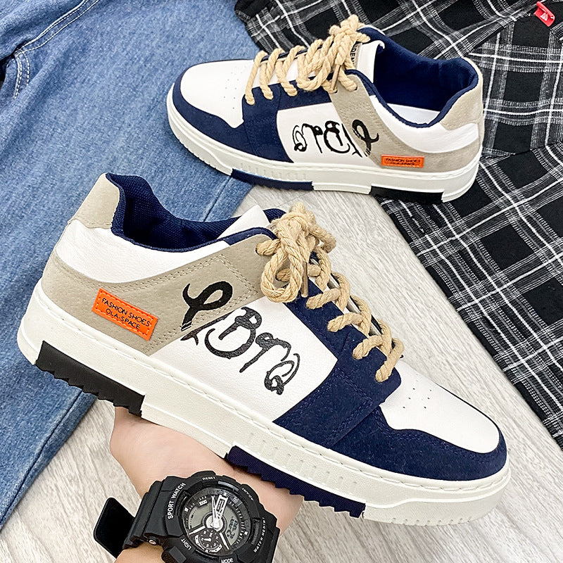 Damen Modische Sneakers mit lässigem Design und bequemer Schnürung EB