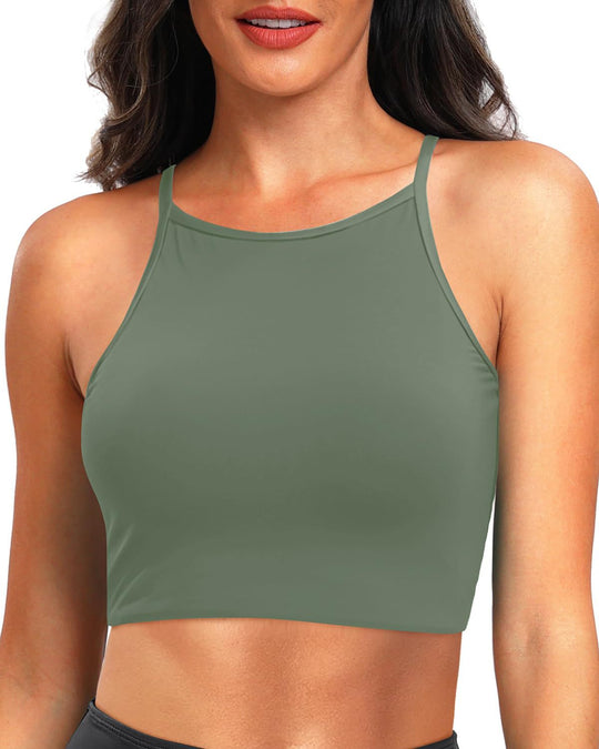 Damen Sportliches Crop-Top EB