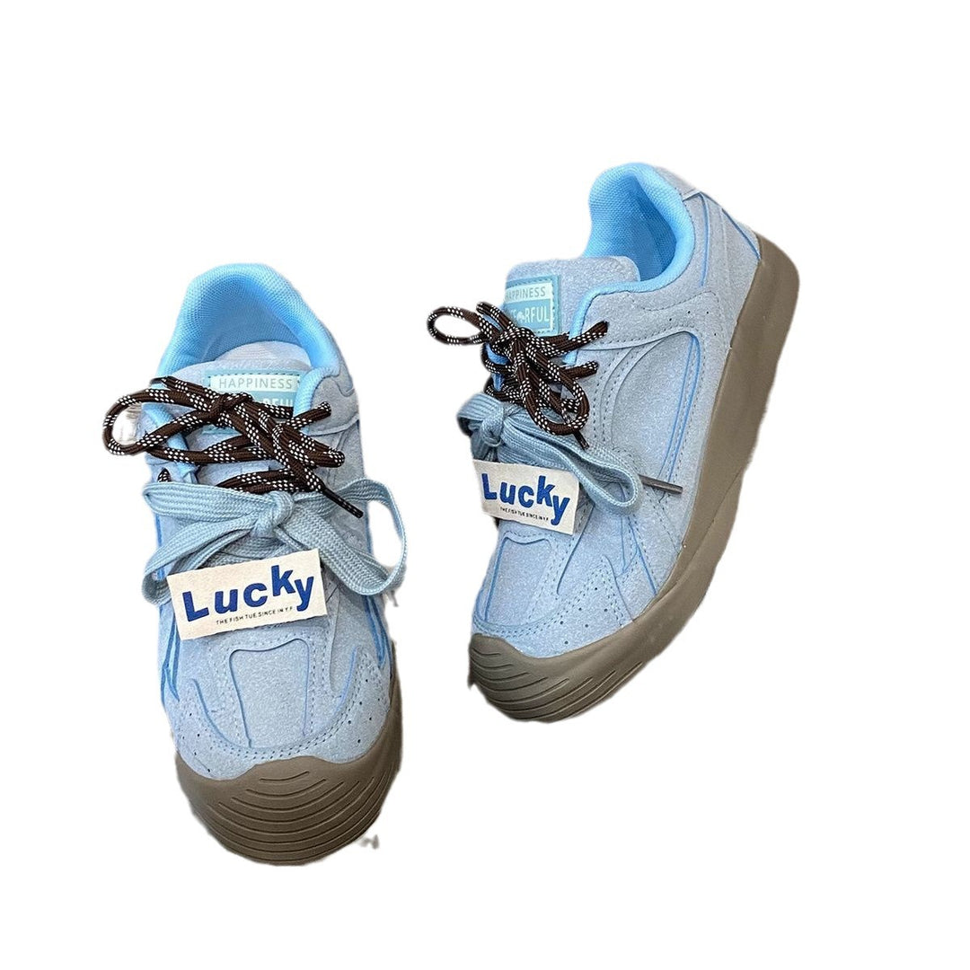 Damen trendige Sneakers mit elastischem Mesh-Obermaterial und komfortabler Dämpfung EB