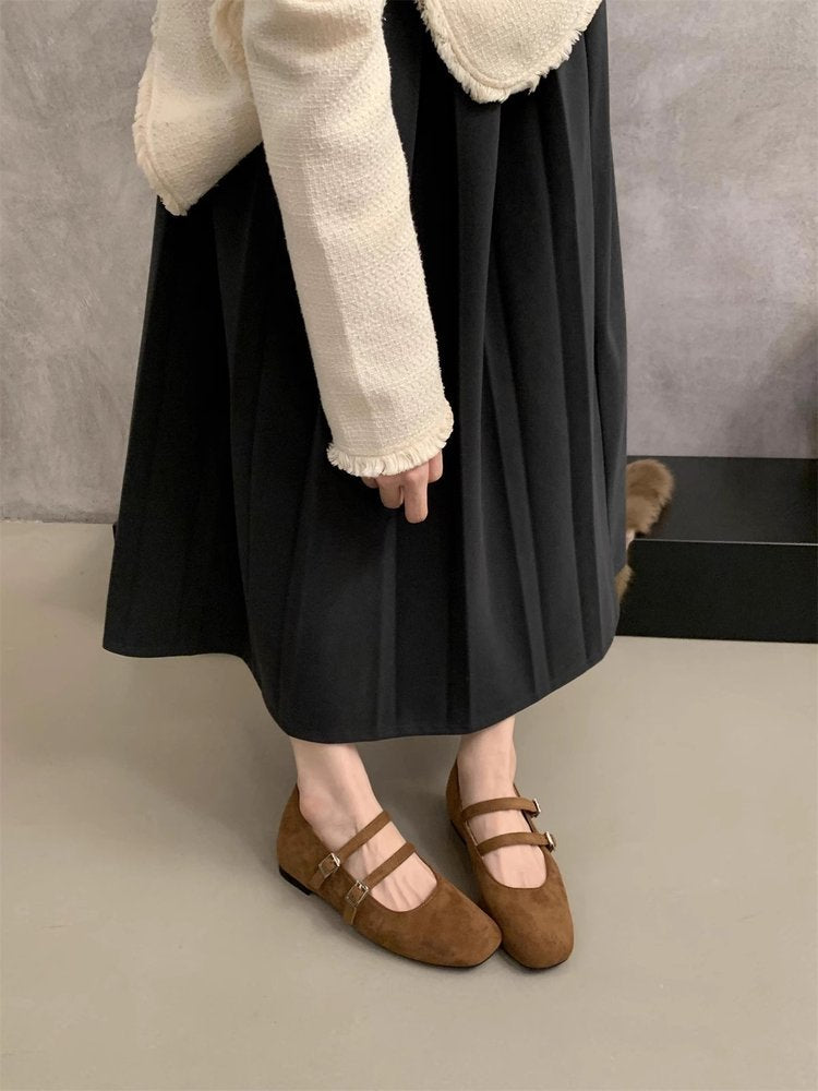 Damen Ballerinas mit stilvollen Riemchen und komfortabler Sohle EB