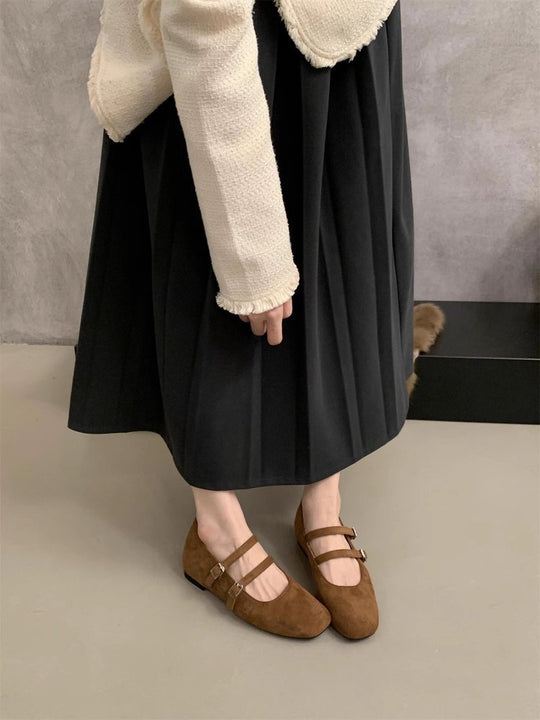 Damen Ballerinas mit stilvollen Riemchen und komfortabler Sohle EB