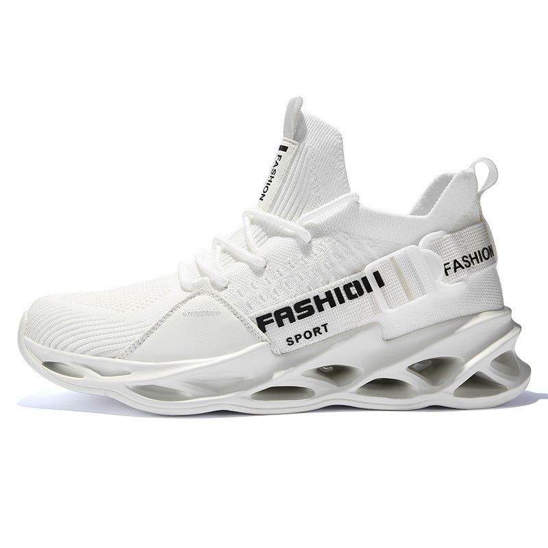 Damen Sportliche Schnür-Sneakers mit elastischem Obermaterial EB