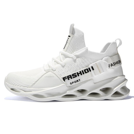 Damen Sportliche Schnür-Sneakers mit elastischem Obermaterial EB