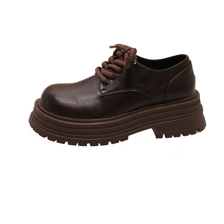 Damen moderne Schnürschuhe mit robuster Gummisohle und strapazierfähigem Obermaterial EB