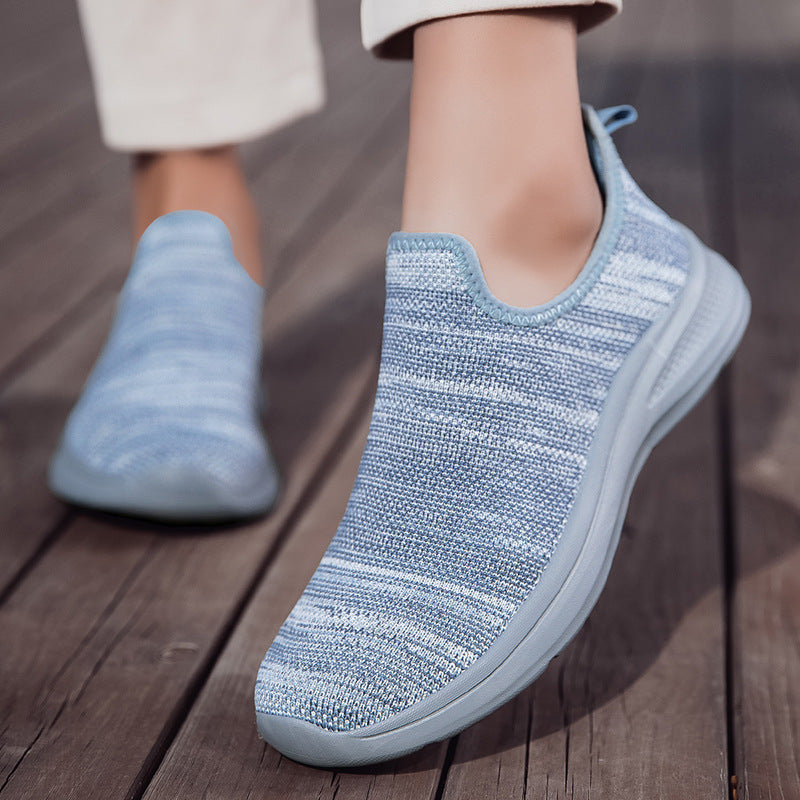 Damen Bequeme Slip-On Laufschuhe EB
