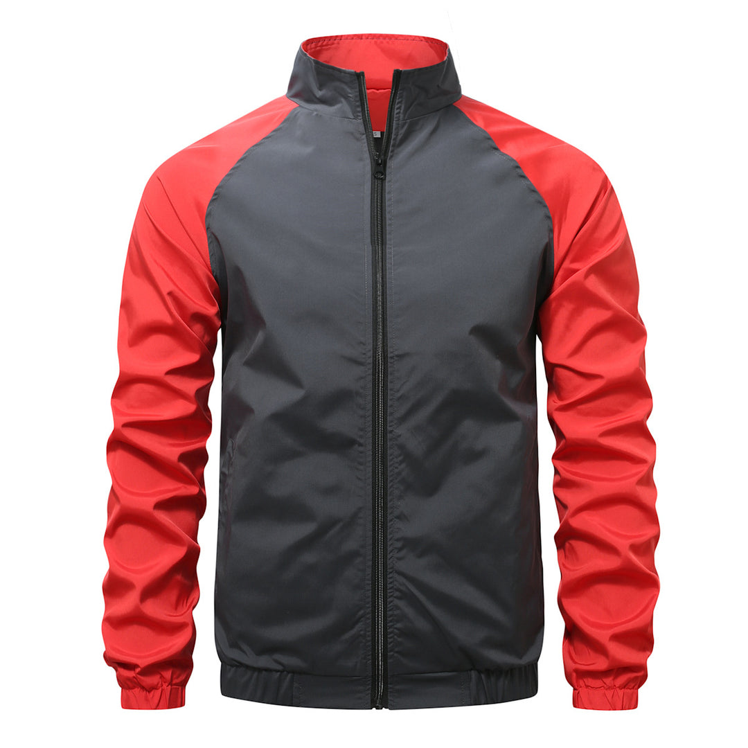 Herren leichte Funktionsjacke mit schützendem Stehkragen EB