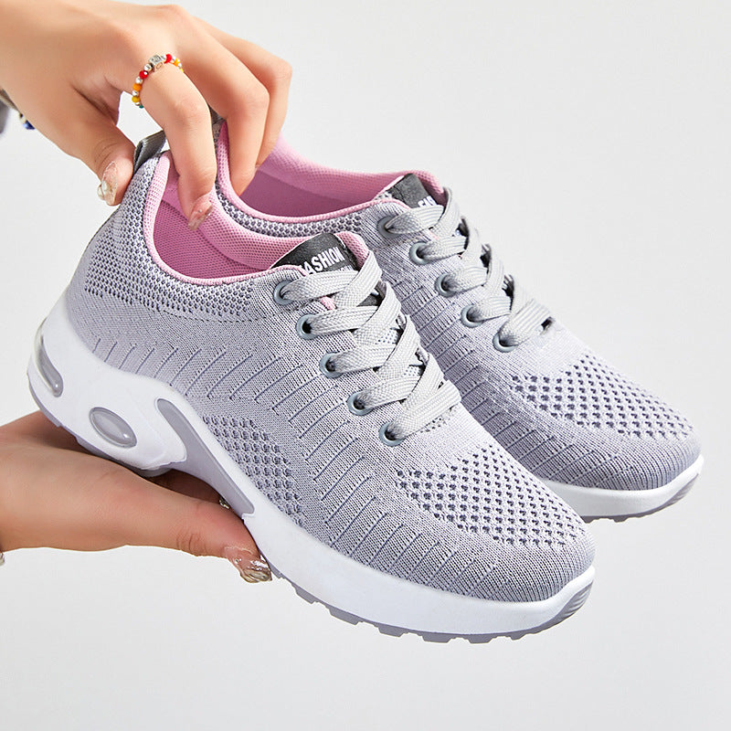Damen Fitness-Sneaker mit atmungsaktivem Mesh-Obermaterial und dämpfender Sohle EB