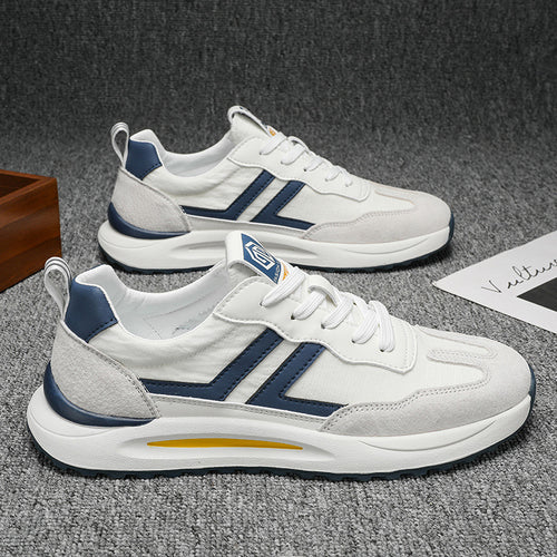 Damen Sportliche Sneakers mit atmungsaktiver Materialkombination und dämpfender Laufsohle EB