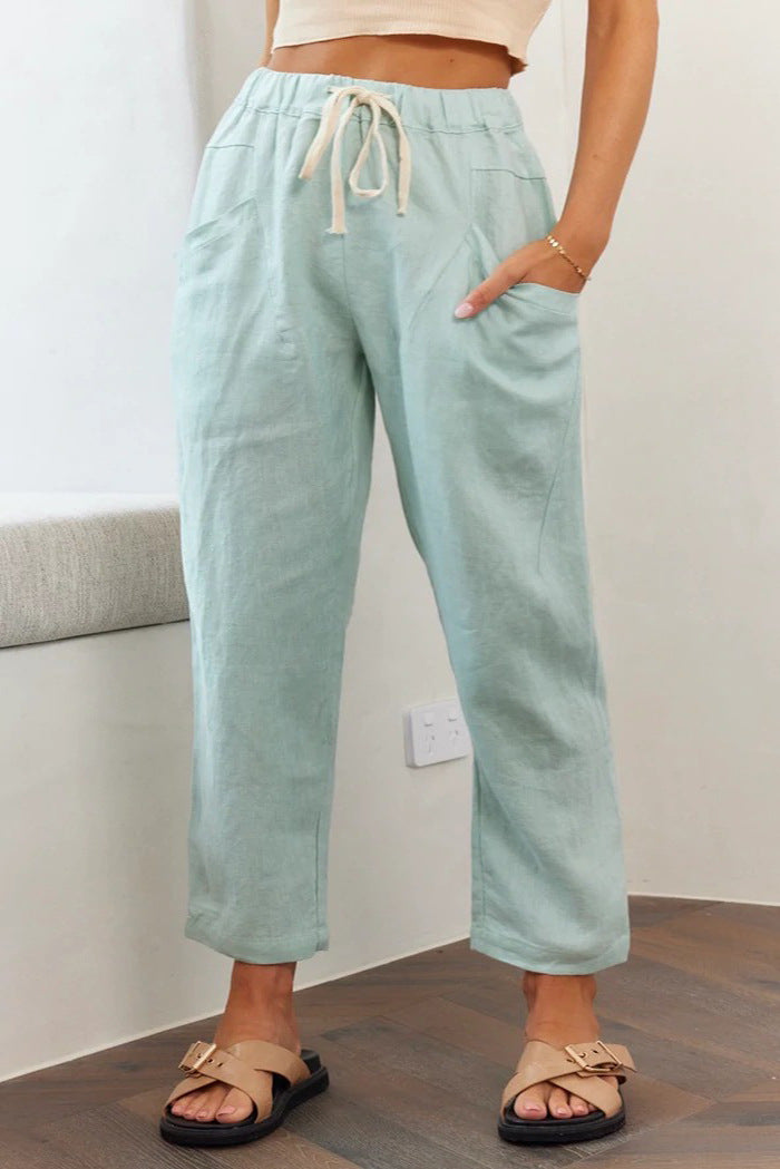 Damen luftige und bequeme Schalenshorts mit elastischem Bund EB