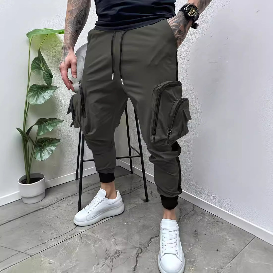 Herren Cargo-Hose mit praktischen Reißverschlusstaschen EB