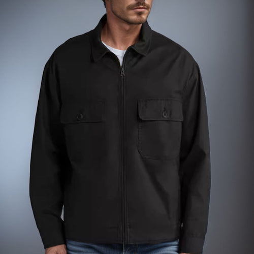 Herren utilitaristische Jacke mit großem Kragen EB