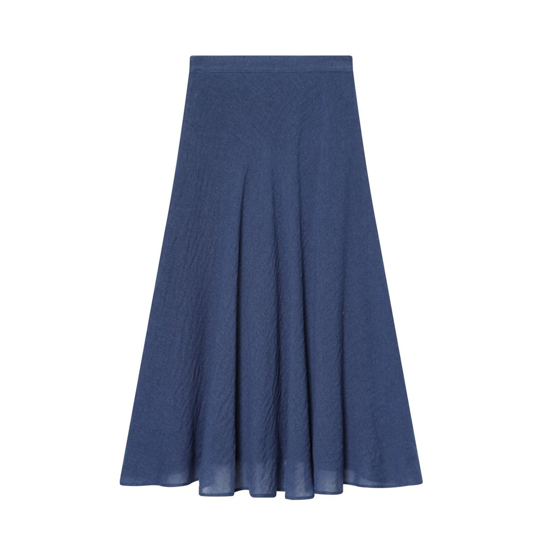 Damen Maxirock mit fließendem Schnitt und asymmetrischen Details EB