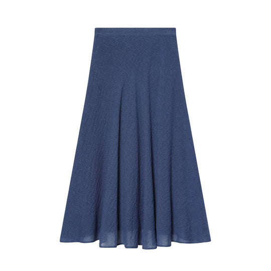 Damen Maxirock mit fließendem Schnitt und asymmetrischen Details EB