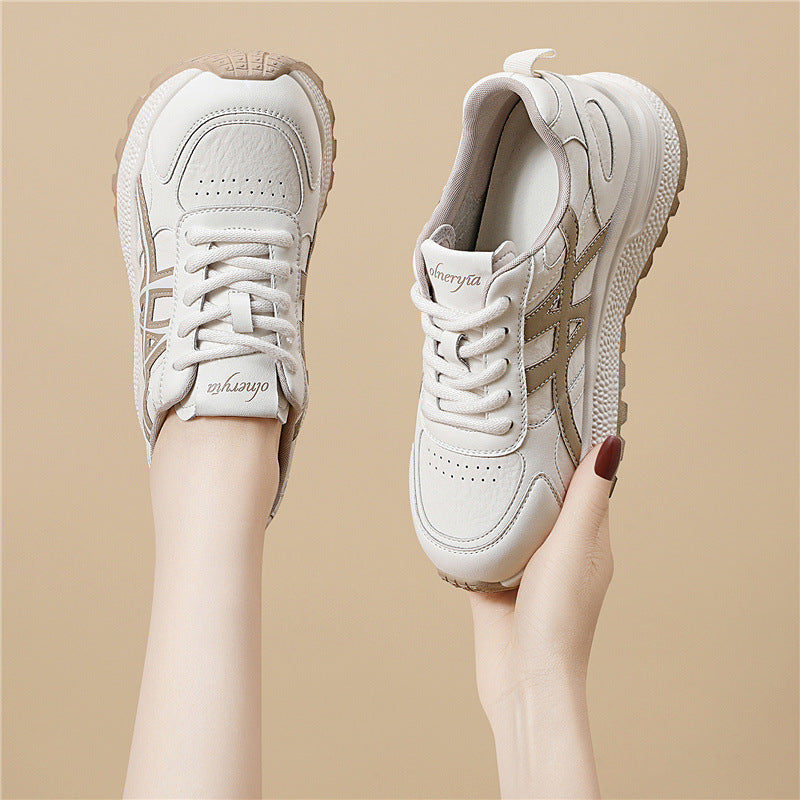 Damen Sportliche Sneakers mit dämpfender Sohle und atmungsaktivem Obermaterial EB