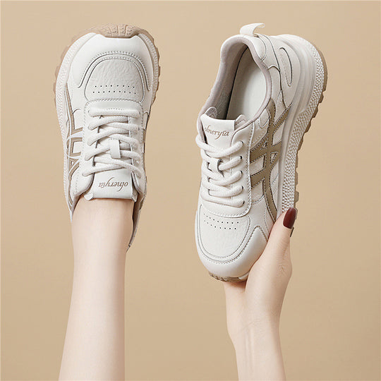 Damen Sportliche Sneakers mit dämpfender Sohle und atmungsaktivem Obermaterial EB