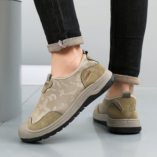Damen Sportliche Freizeitschuhe mit atmungsaktiven Mesh-Einsätzen und rutschfester Sohle EB