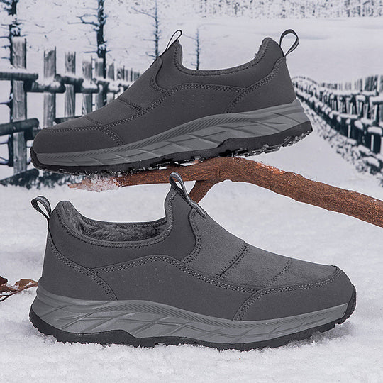 Damen Komfortable Winter Sneakers mit elastischem Klettverschluss EB