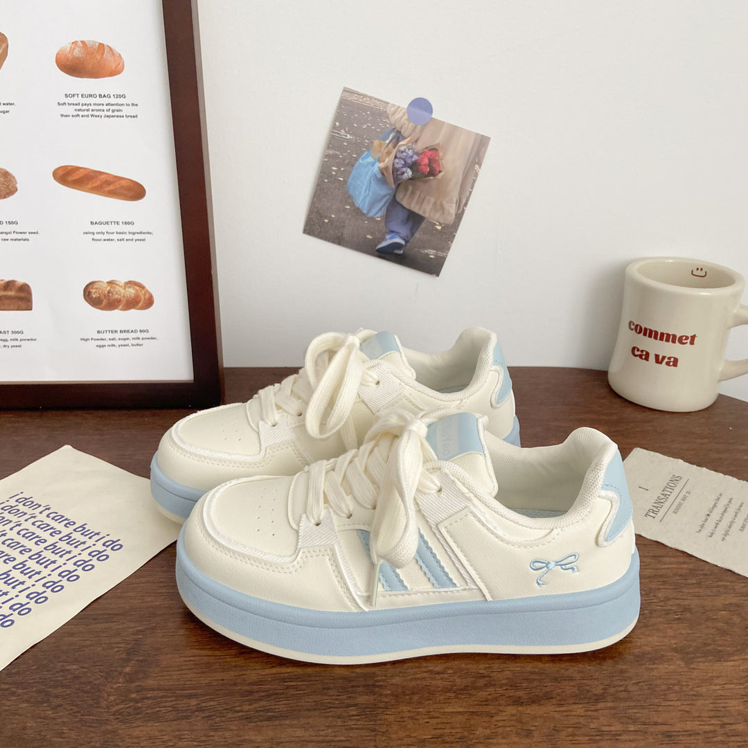 Damen Chunky Sneakers mit gepolsterter Sohle und sportlichen Akzenten EB
