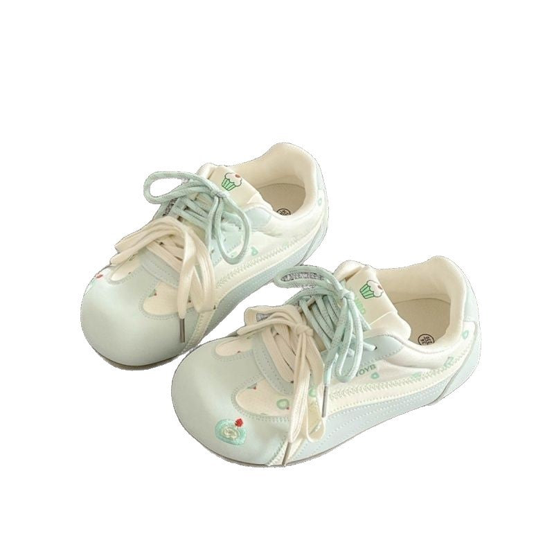 Damen Sportliche Sneakers mit individuell gestalteter Schnürung und hochwertigem Obermaterial EB